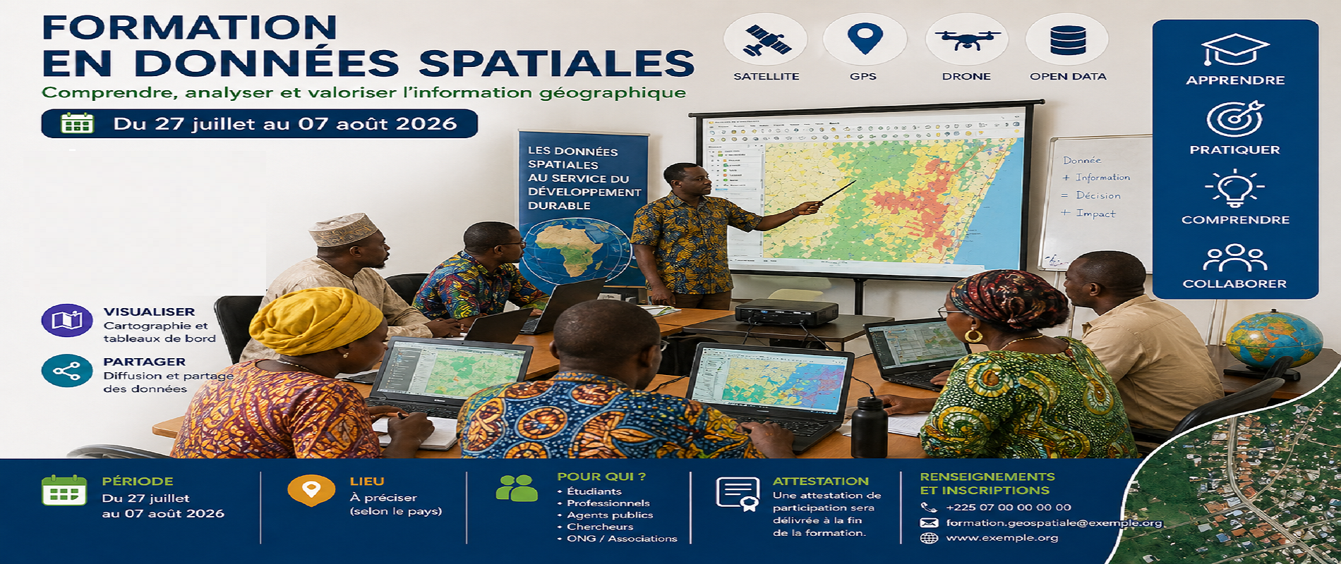 FORMATION DONNEES SPATIALES JUILLET 2026